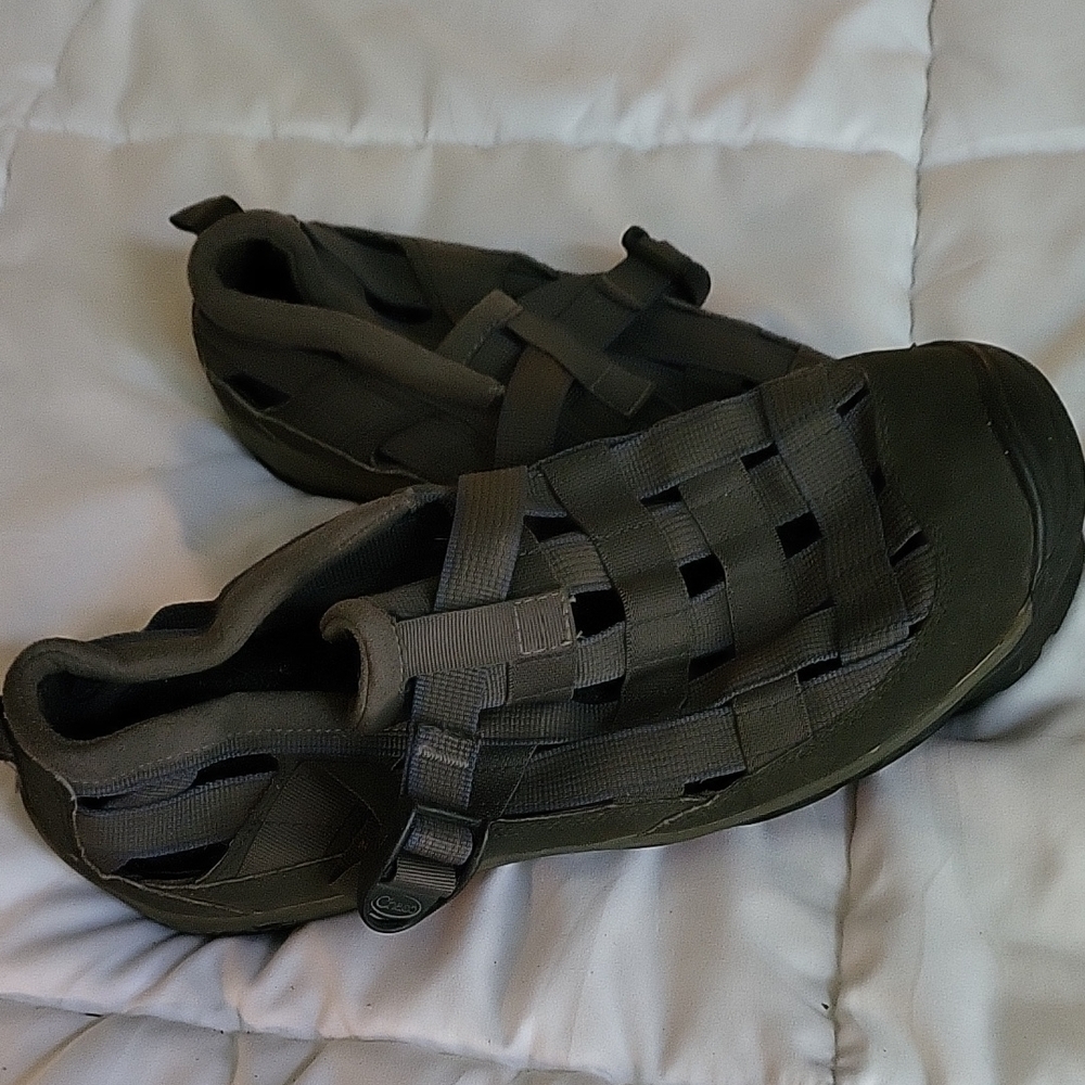 Chacos Dark Gray Strappy Sandals